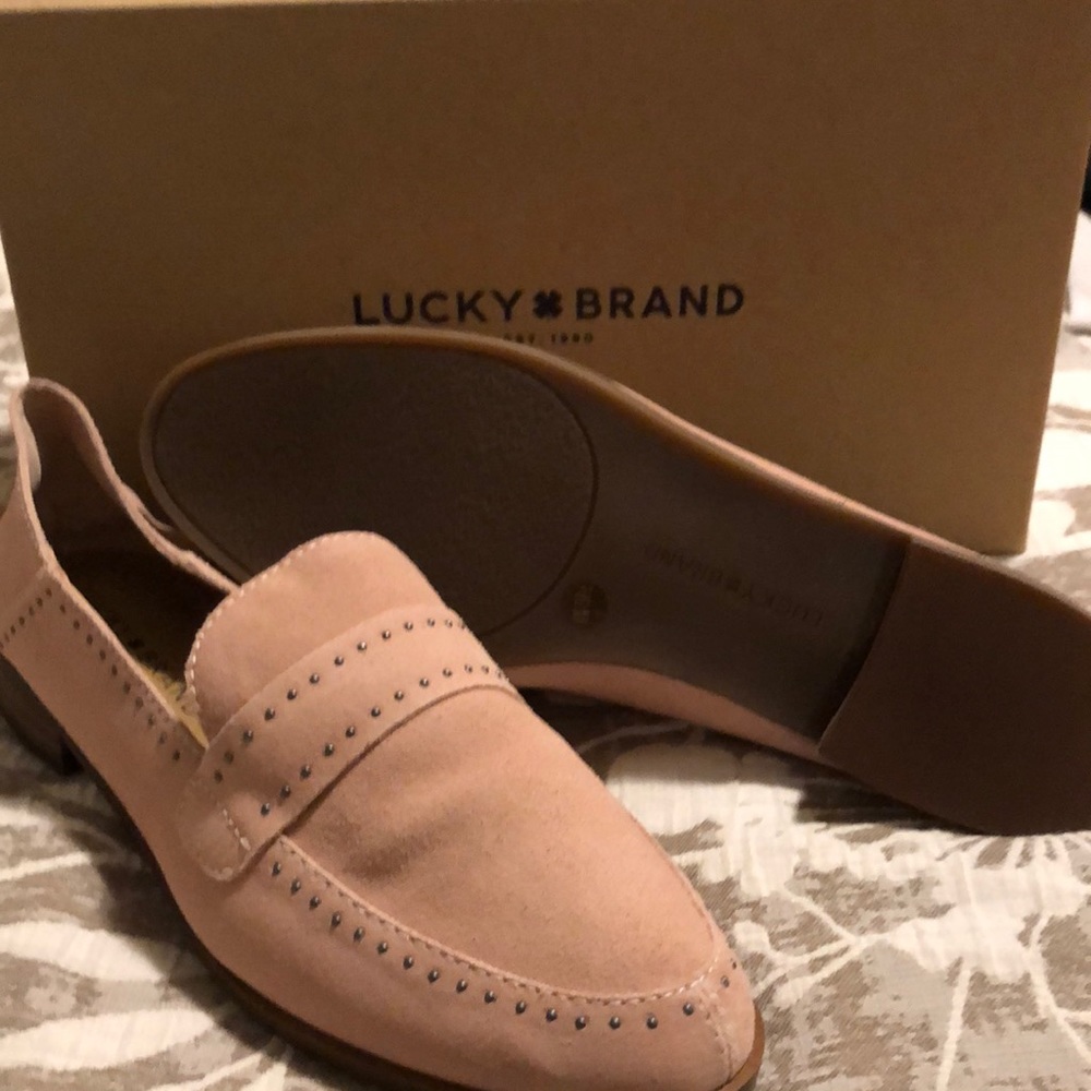 Lucky brand suede loafers